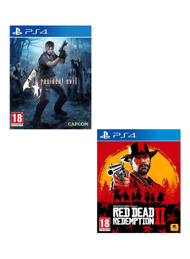 Resident Evil 4 + Red Dead Redemption 2 - PlayStation 4 (PS4) - playstation_4_ps4