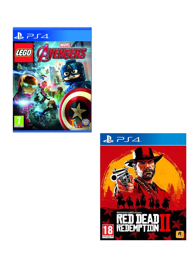 LEGO Marvel Avengers + Red Dead Redemption 2  -  PlayStation 4 - PlayStation 4 (PS4)