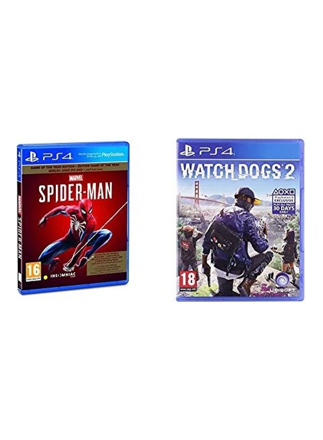 Spider Man and Watch Dogs 2 - ps4_ps5