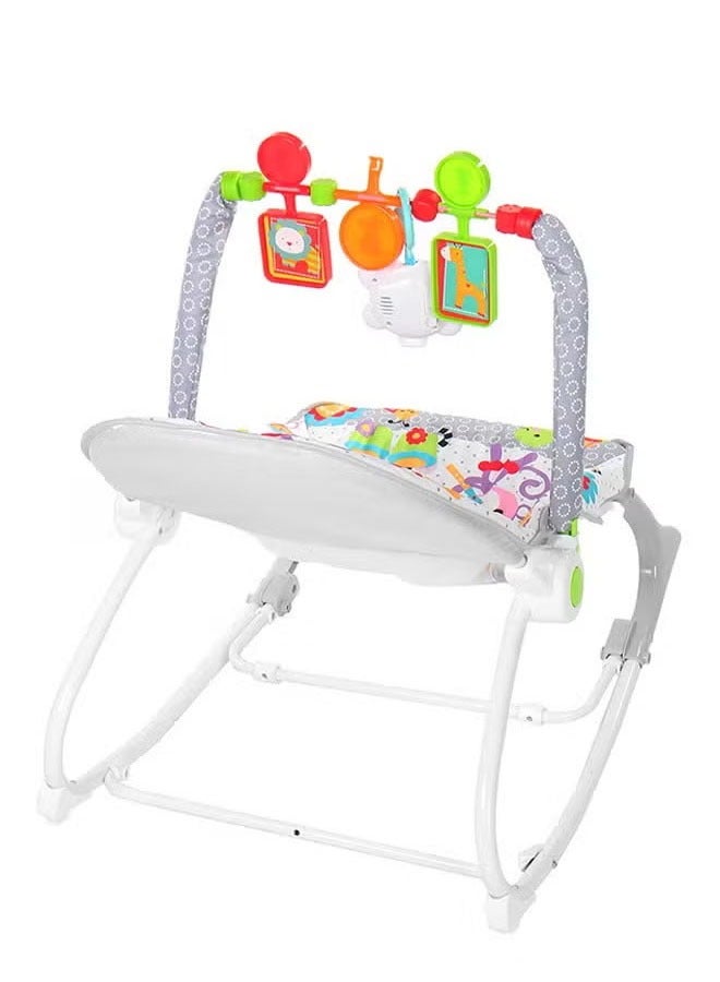 Multifunctional Baby Rocking Chair Foldable Baby Coaxing Artifact Baby Rocking Chair