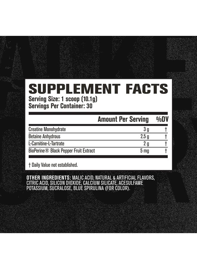 Growth Surge Creatine Post Workout w/L-Carnitine - Daily Muscle Builder & Recovery Supplement with Creatine Monohydrate, Betaine, L-Carnitine L-Tartrate - 30 Servings, Blue Raspberry