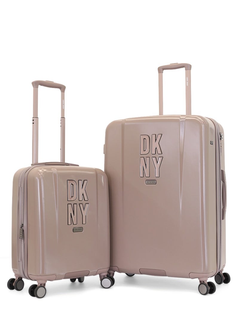 New Era Hardside Luggage on Wheels for Unisex | Ultra Lightweight ABS on with Spinner Wheels 4 Color Ash