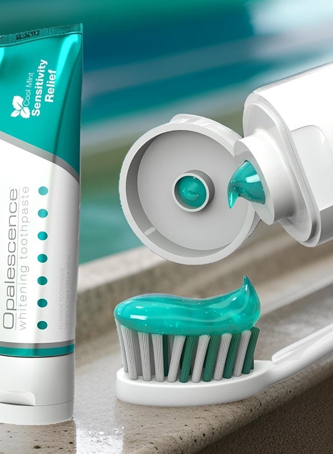 Whitening Toothpaste for Sensitive Teeth (12 Pack) - Oral Care, Mint Flavor, Gluten Free - 5167-12