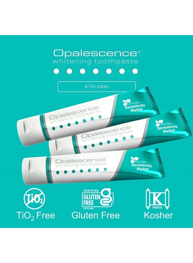 Whitening Toothpaste for Sensitive Teeth (12 Pack) - Oral Care, Mint Flavor, Gluten Free - 5167-12
