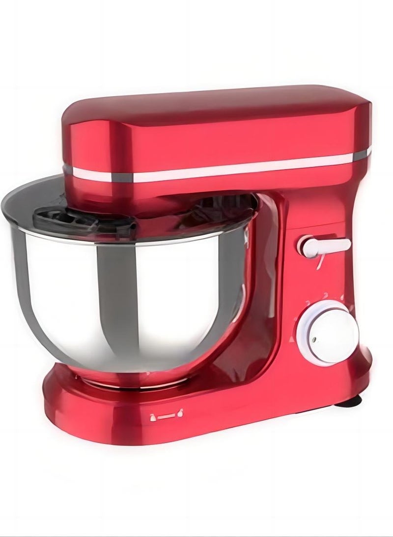 5L Stand Mixer Tilt-Head Electric Stand Mixer, 6-Speed, 800-Watt Motor, Includes 5.0L Stainless steel Bowl, Flat Beater, Dough Hook, Wire Whisk & Pouring Shield