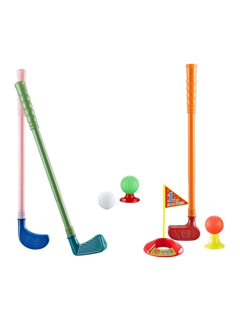 Kids Golf Clubs Toy Set, Educational Plastic Golf Clubs Mini Golf Set, Children's Golf Game, Indoor Outdoor Lawn Toy Golf Clubs Sports Toys for Boys,Girls
