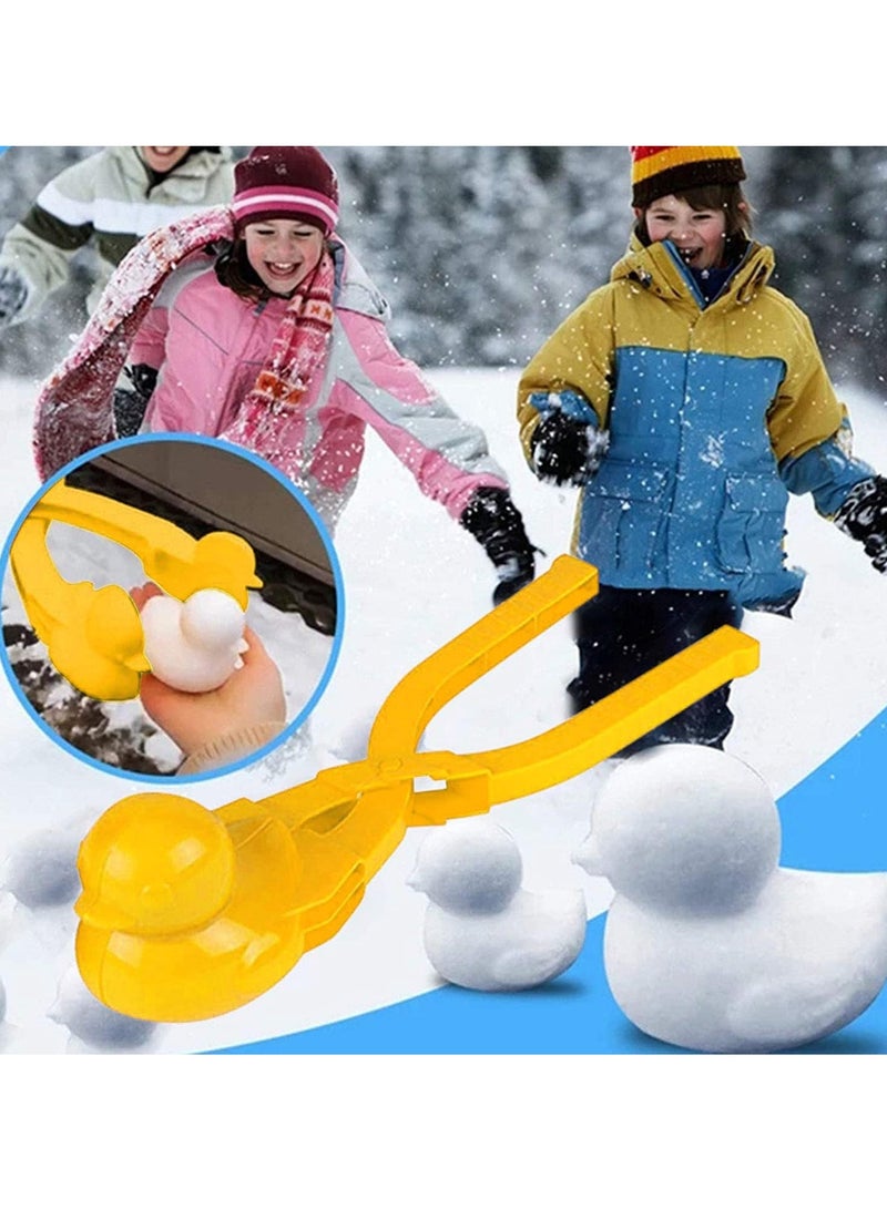 Snowball Maker Toys, Game Clip Spherical Duck Snowman Heart Snowball Maker Snow Ball Clip Sand Mold Tool Beach Sand Toy Fun Winter for Outdoor Snow Toy Fight for Snow Fight