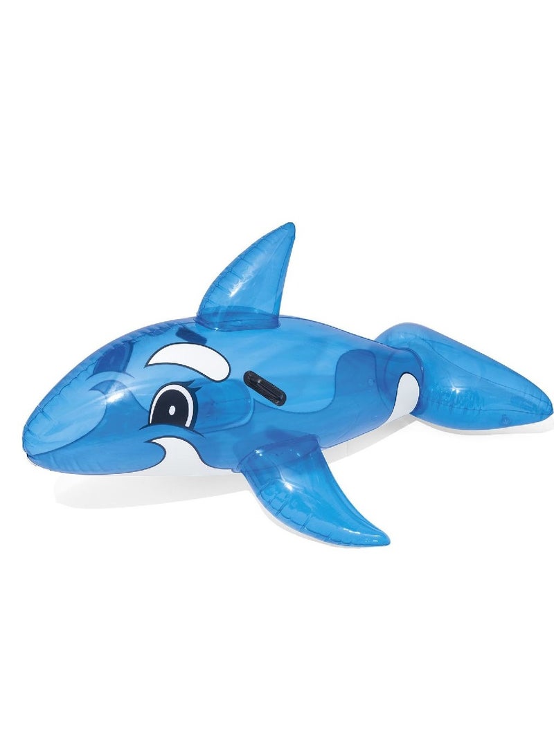 Rider Whale, Friendly Looking Design, Ideal For Holidays And Pools, Made From Sturdy Pre-Tested Vinyl And Safety Valves. 157X94Cm, Assorted 1 Piece.