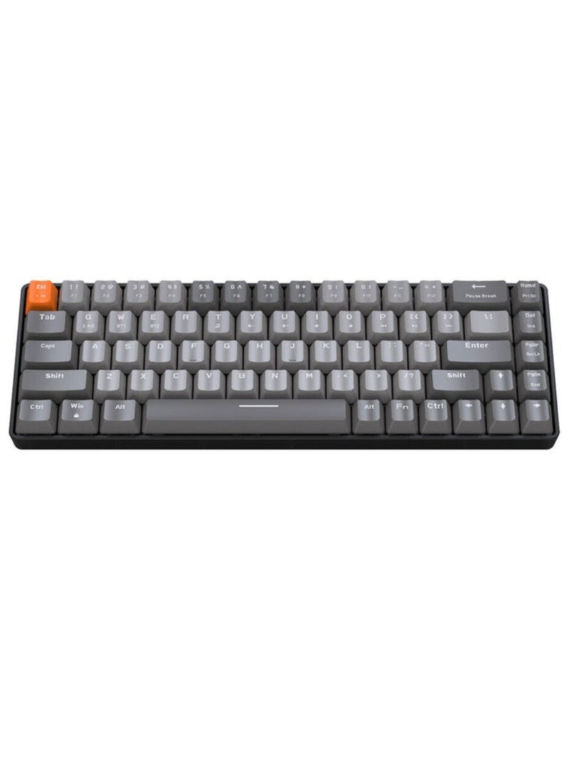 K68 Gaming Keyboard Dual-mode Gaming Keyboard Wireless Ergonomic for Computer PC