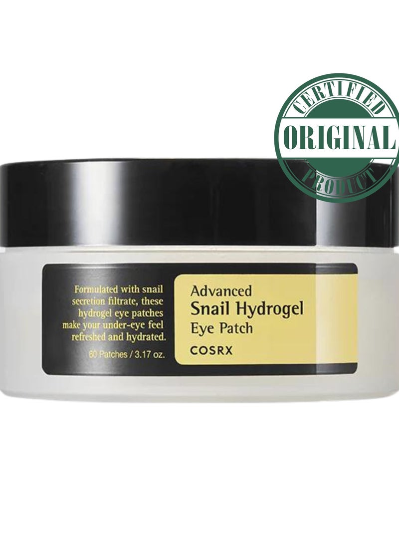Advanced Snail Hydrogel Eye Patch: Visibly Hydrate, Plump, And Brighten For Radiant Eyes 94ml