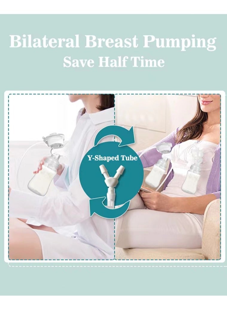 Wearable hands-free electric painless automatic breastfeeding breast pump