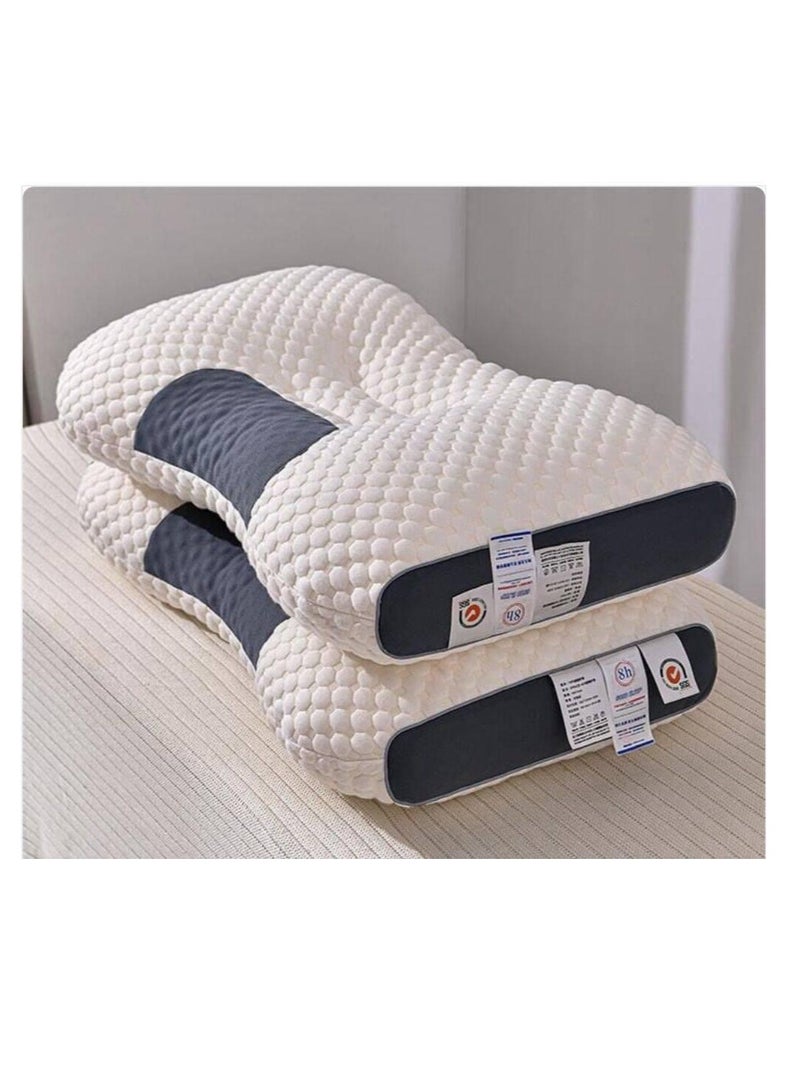 2 Pieces Polyester Pregnancy Neck Pillow Body Sleep Side Sleeper Ergonomic Pillow Baby Bed Lumbar Cervical Home Textile