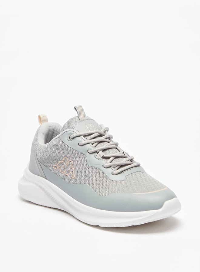 Womens Textured Lace-Up Sports Shoes