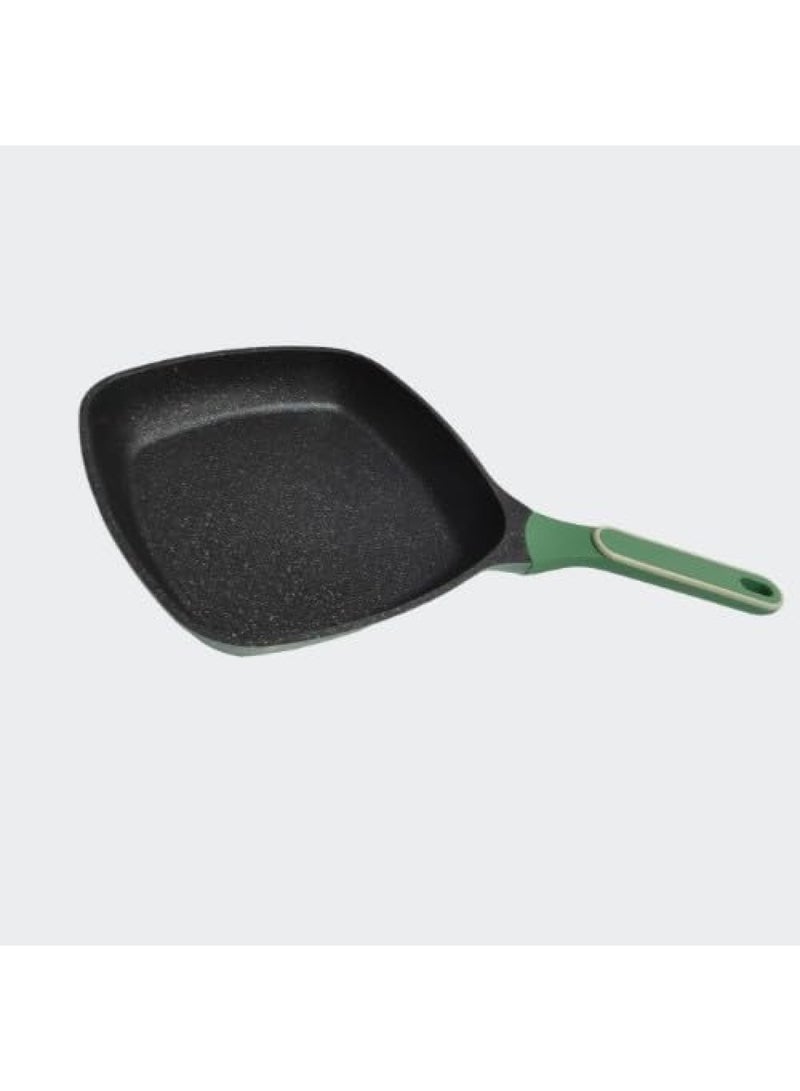 Nonstick Grill Pan for Stove Tops - Square Skillet 26cm All Stovetops