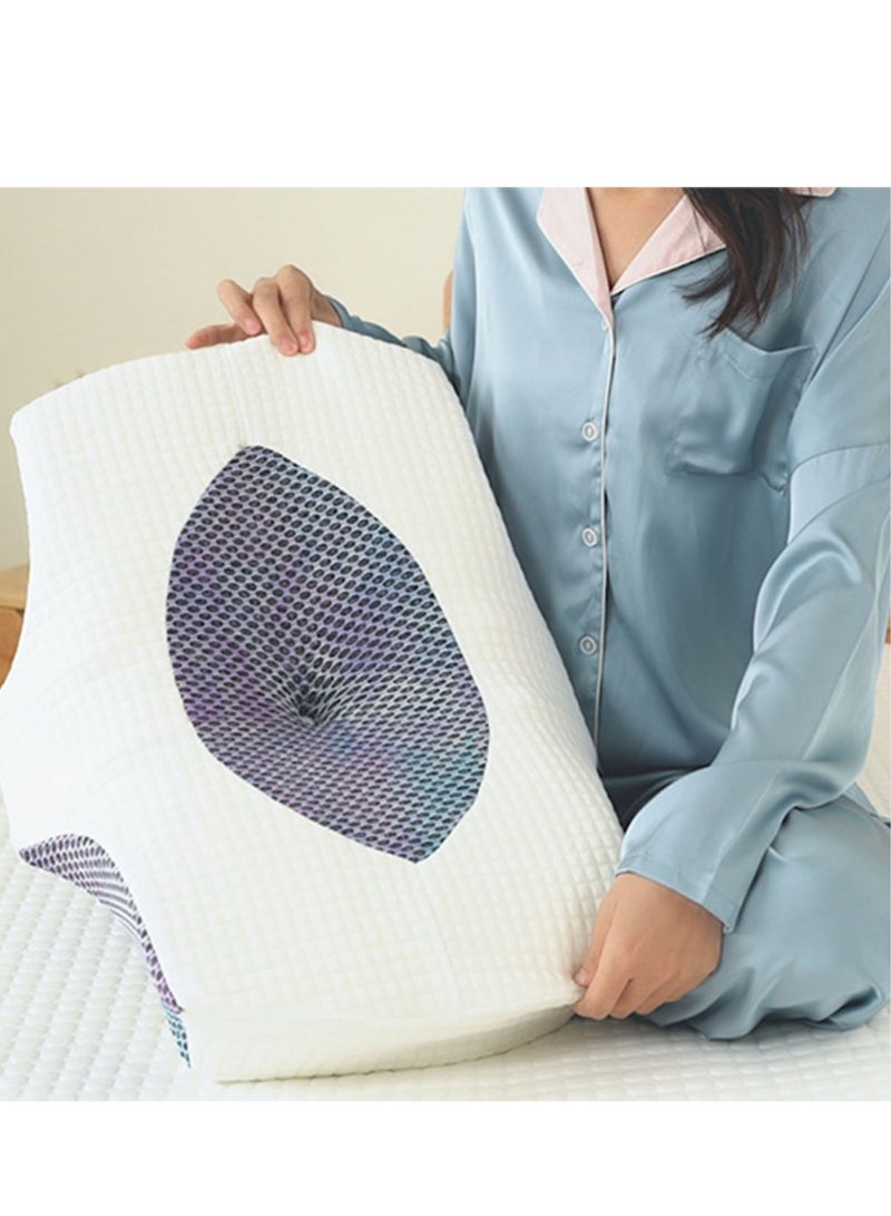 Neck Pillow Memory Foam Pillows for Pain Relief Sleeping, Contour Pillow for Shoulder Pain, Ergonomic Orthopedic Bed Pillow for Side, Back & Stomach Sleepers with Breathable Pillowcase
