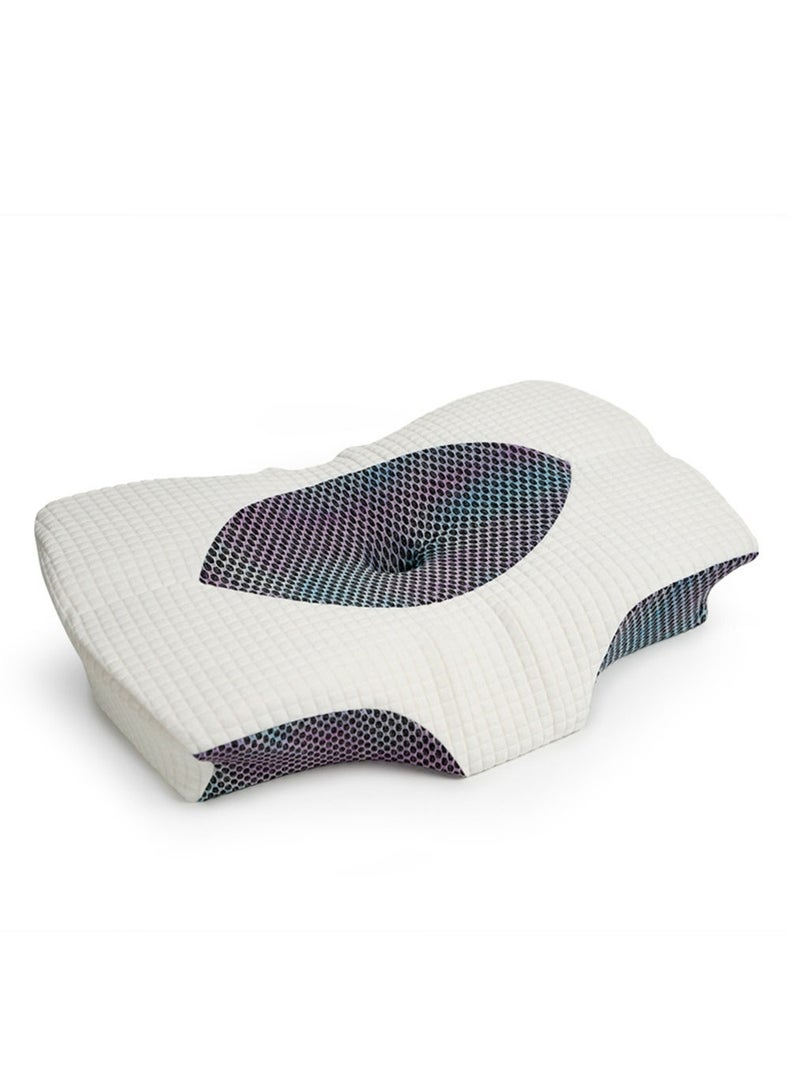 Neck Pillow Memory Foam Pillows for Pain Relief Sleeping, Contour Pillow for Shoulder Pain, Ergonomic Orthopedic Bed Pillow for Side, Back & Stomach Sleepers with Breathable Pillowcase