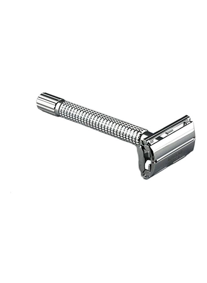 Double Edge Safety Razor Silver