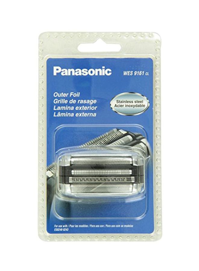 Electric Razor Replacement Outer Foil Silver