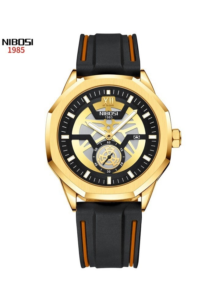 Men's Fashionable And Personalized Trendy Waterproof Quartz Watch