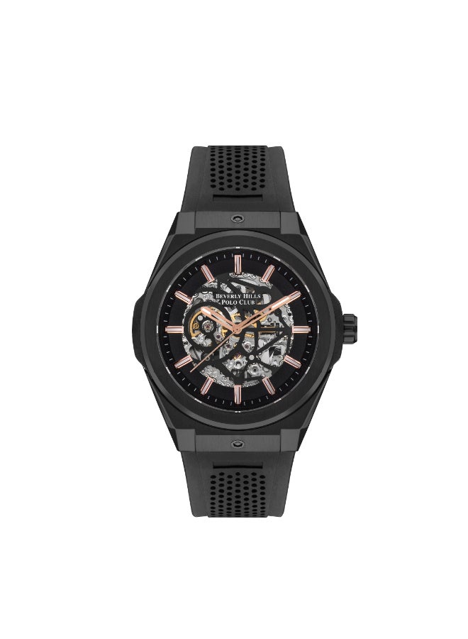 Men's  Round Shape Silicone Wrist Watch BP3636X.061 - 46 Mm