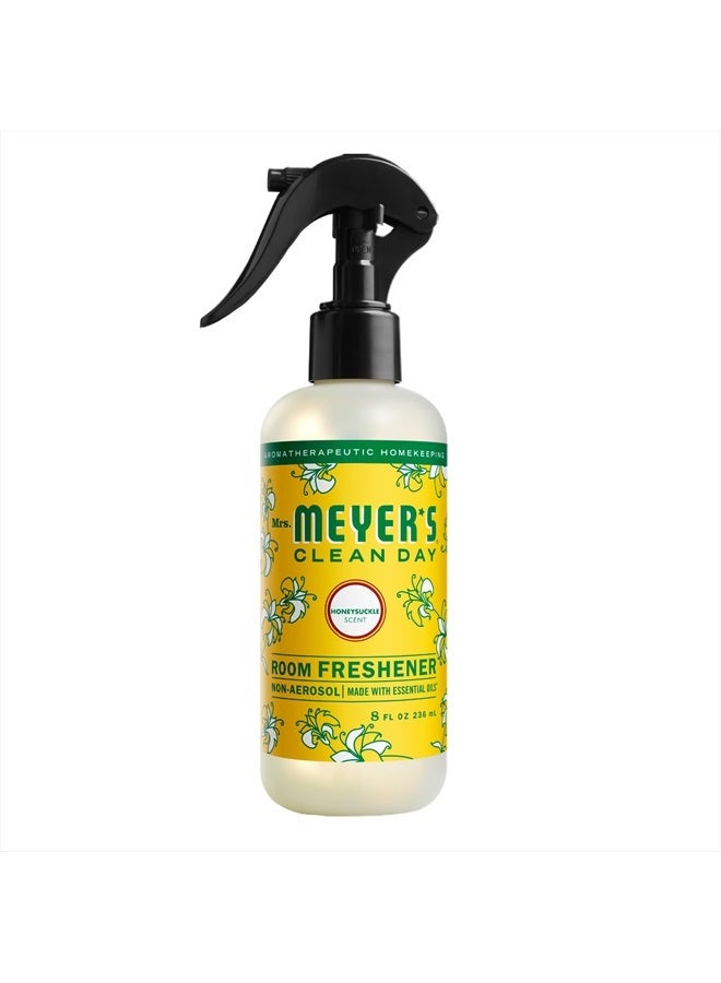 Room and Air Freshener Spray, Non-Aerosol Spray Bottle Infused with Essential Oils, Honeysuckle, 8 fl. Oz