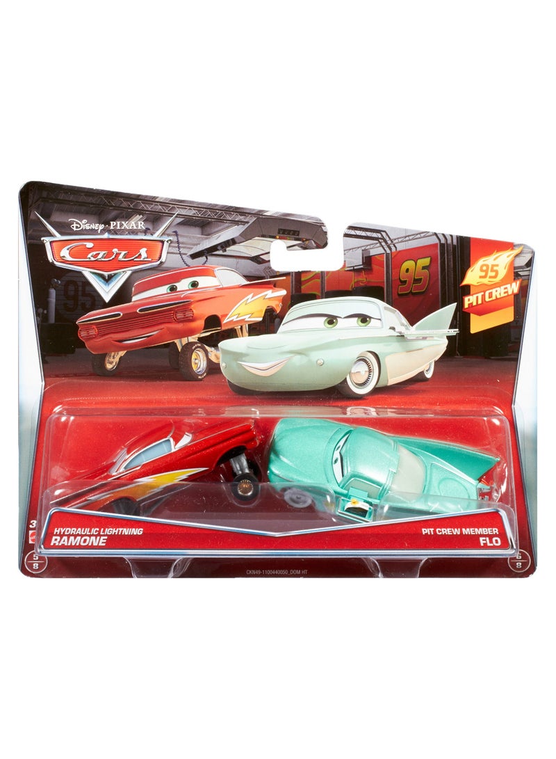 2-Piece Hydraulic Lightning 95 Pit Crew Flo Die-Cast Car