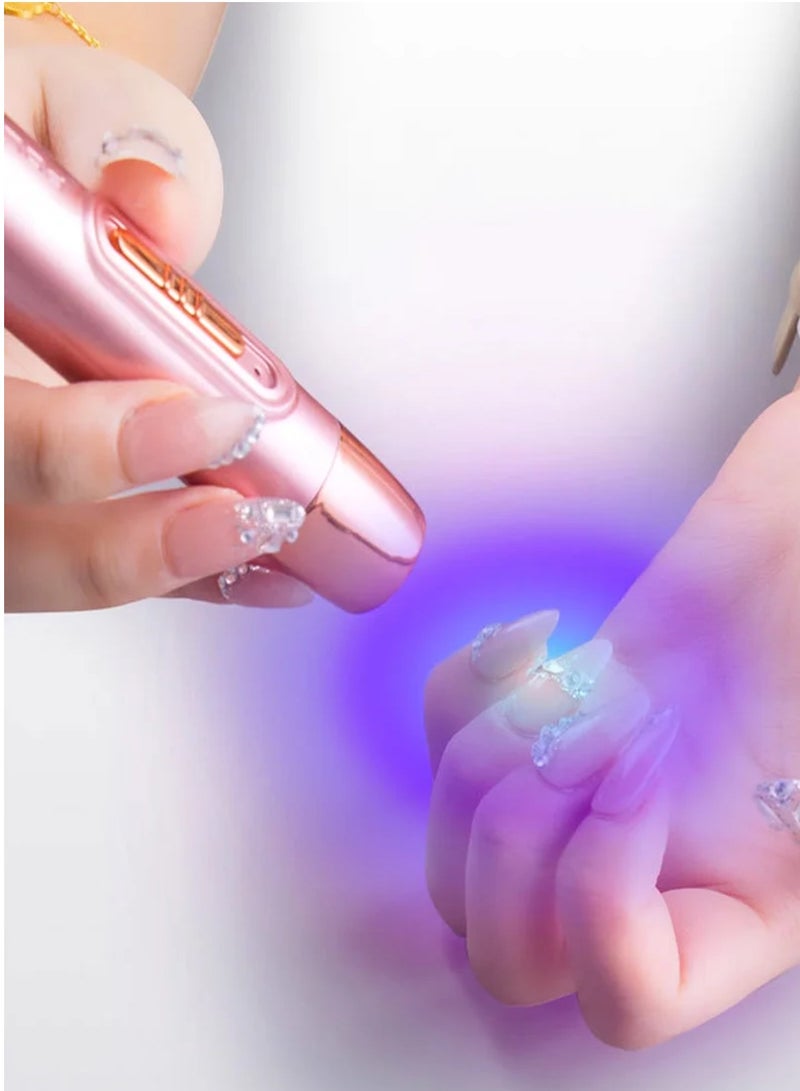 Mini Led Nail Lamp,ortable Manicure Handheld One-Light,Nail Technician Recommendation
