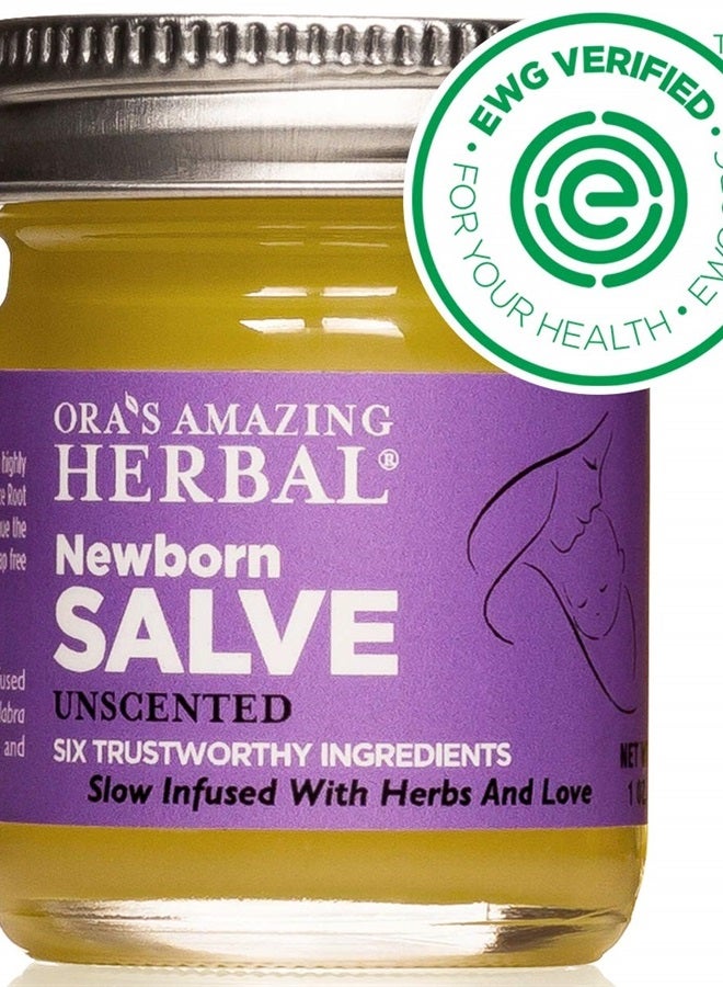 Newborn Salve, Baby Calendula Cream, Baby Acne Treatment, EWG Verified Baby Eczema Cream, Cradle Cap Treatment, Diaper Ointment, Natural Baby Care with Organic Calendula, Ora's Amazing Herbal