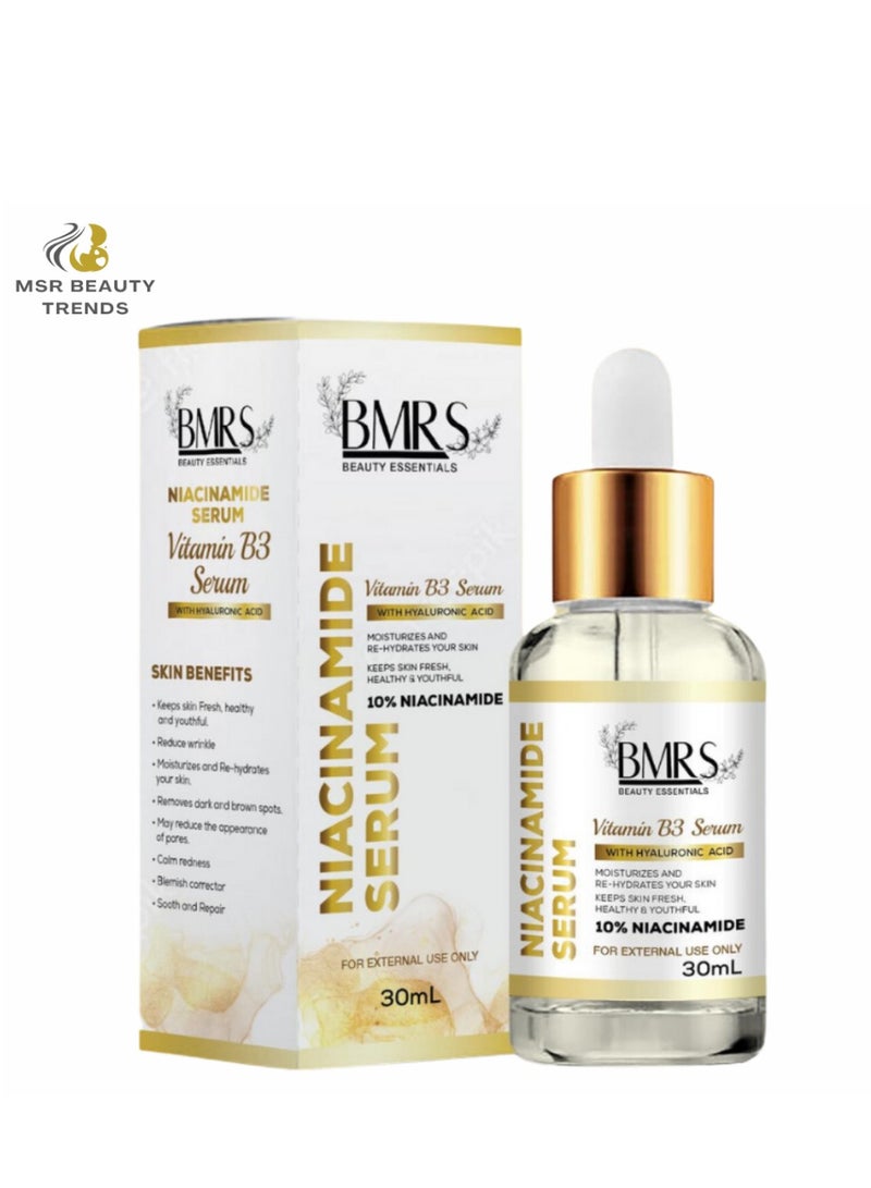 BMRS Niacinamide Serum With Hyaluronic Acid Moisturizes And Rehydrates