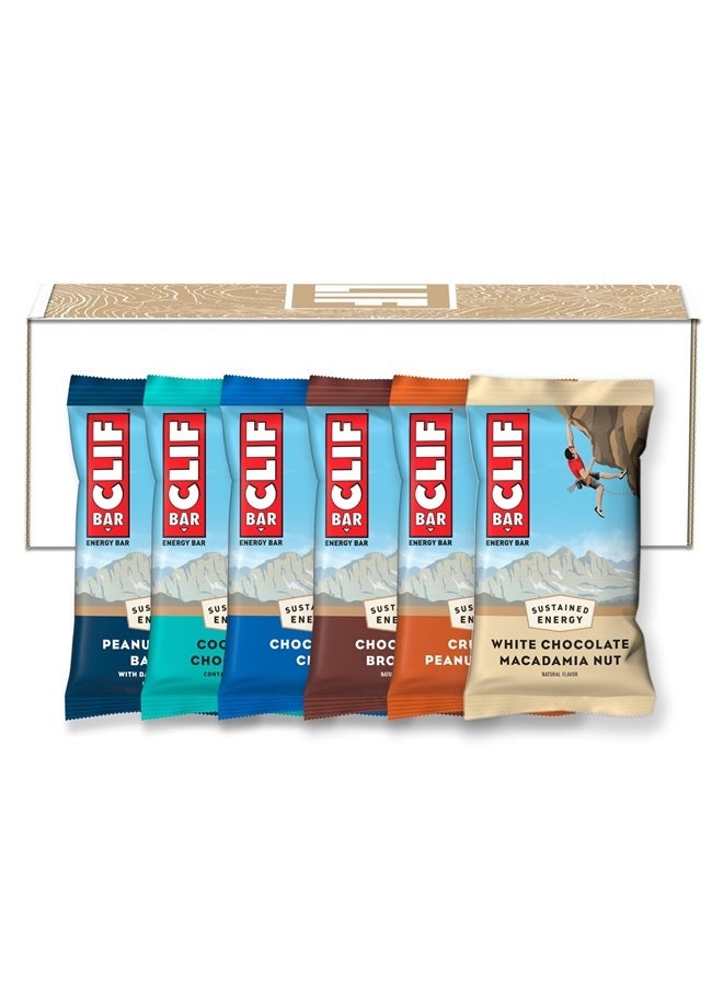 CLIF BAR - Energy Bars - Variety Pack - Made with Organic Oats - 9-11g Protein - Non-GMO - Plant Based - 2.4 oz. (16 Count)