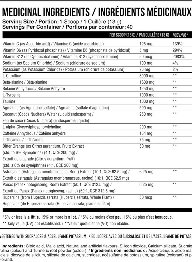 Pre Workout Powder, Thavage (BlackBerry Lemonade) - Chris Bumstead Sports Nutrition Supplement for Men & Women - Cbum Preworkout for Working Out, Hydration, Mental Focus & Energy - 40 Servings