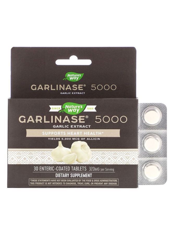 Garlic Extract Garlinase 5000 - 30 Tablets