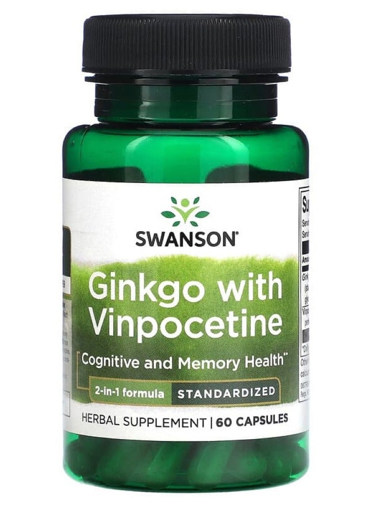 Ginkgo with Vinpocetine 60 Caps
