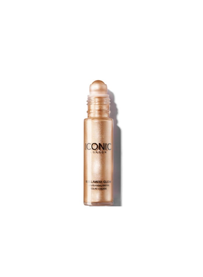 Iconic London Rollaway Glow - Liquid Highlighter 8ML- Colour Champagne Chic
