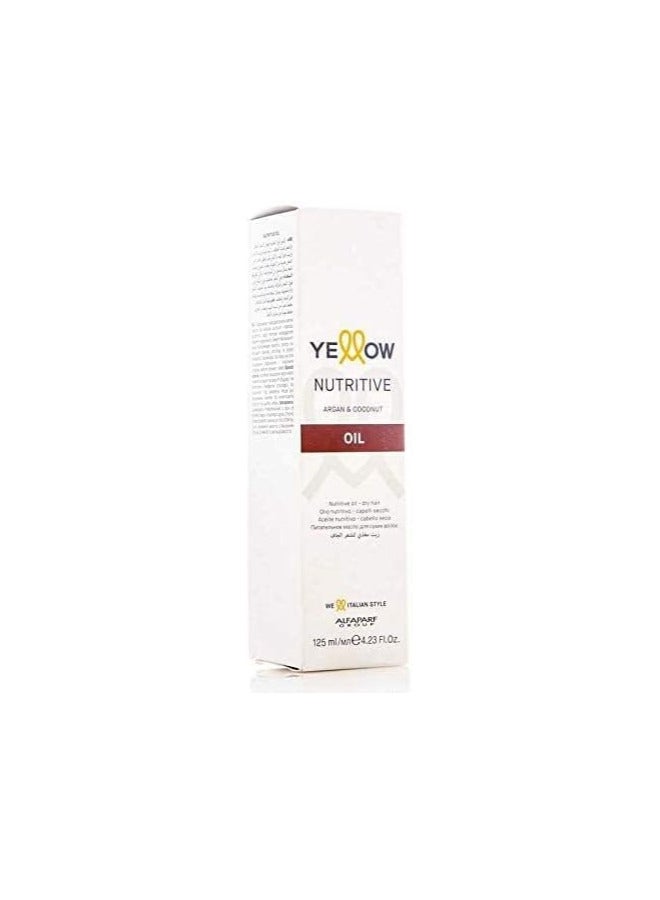 Yellow Nutritive Oil with Argan & Coconut for Dry Hair 125ml