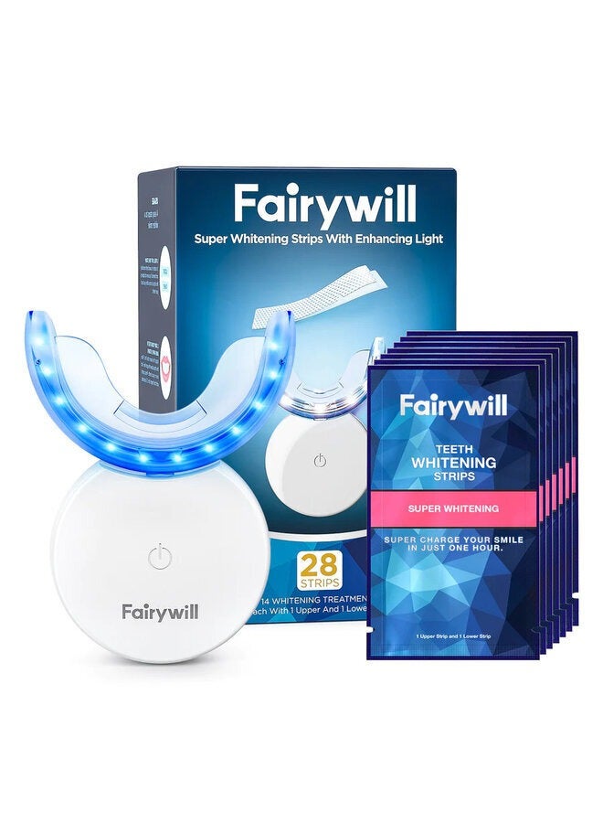 Fairywill Super Whitening Strips With Enhanced Light 28 Strips