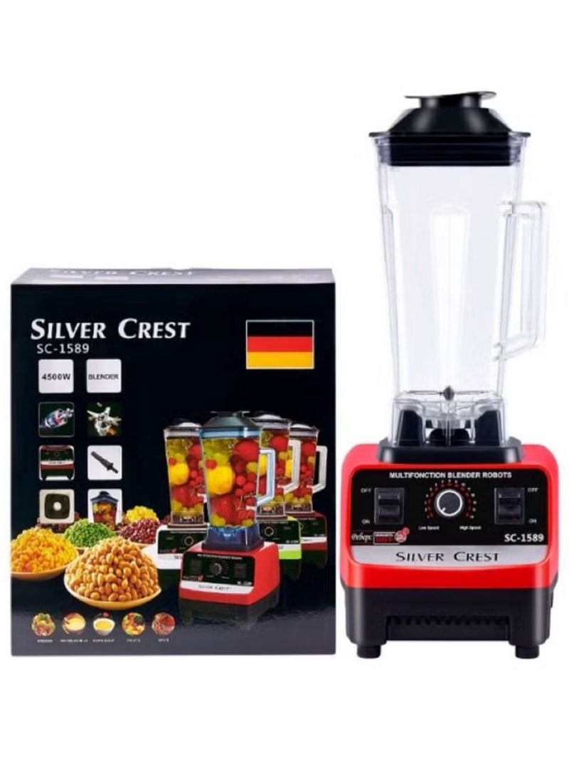 2.5L 4500W BPA Free Heavy Duty Blender Mixer Electric High Speed Juicer Food Processor Ice Smoothies Crusher Blander