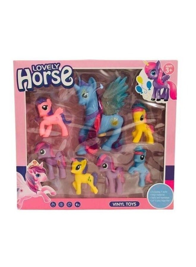 Adorable Cute Little pony horse Toys for Imaginative Play