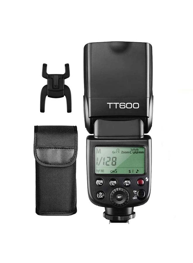 Godox TT600 2.4G Wireless Flash Speedlite Master/Slave Flash with Built-in Trigger System Compatible for Canon Nikon Pentax Olympus Fujifilm Panasonic (TT600)