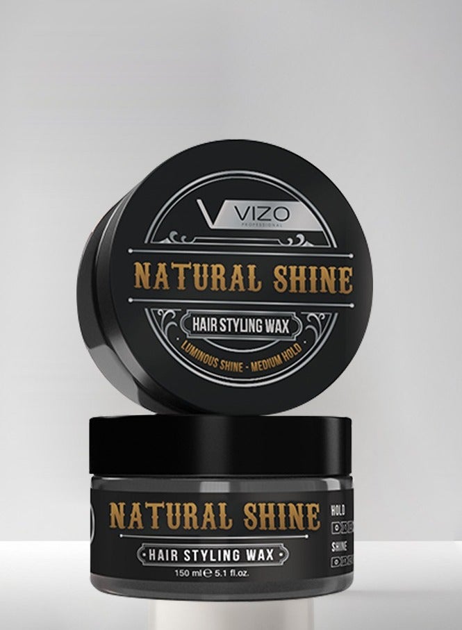 VIZO Professional Natural Shine Hair Styling Wax 150 ML