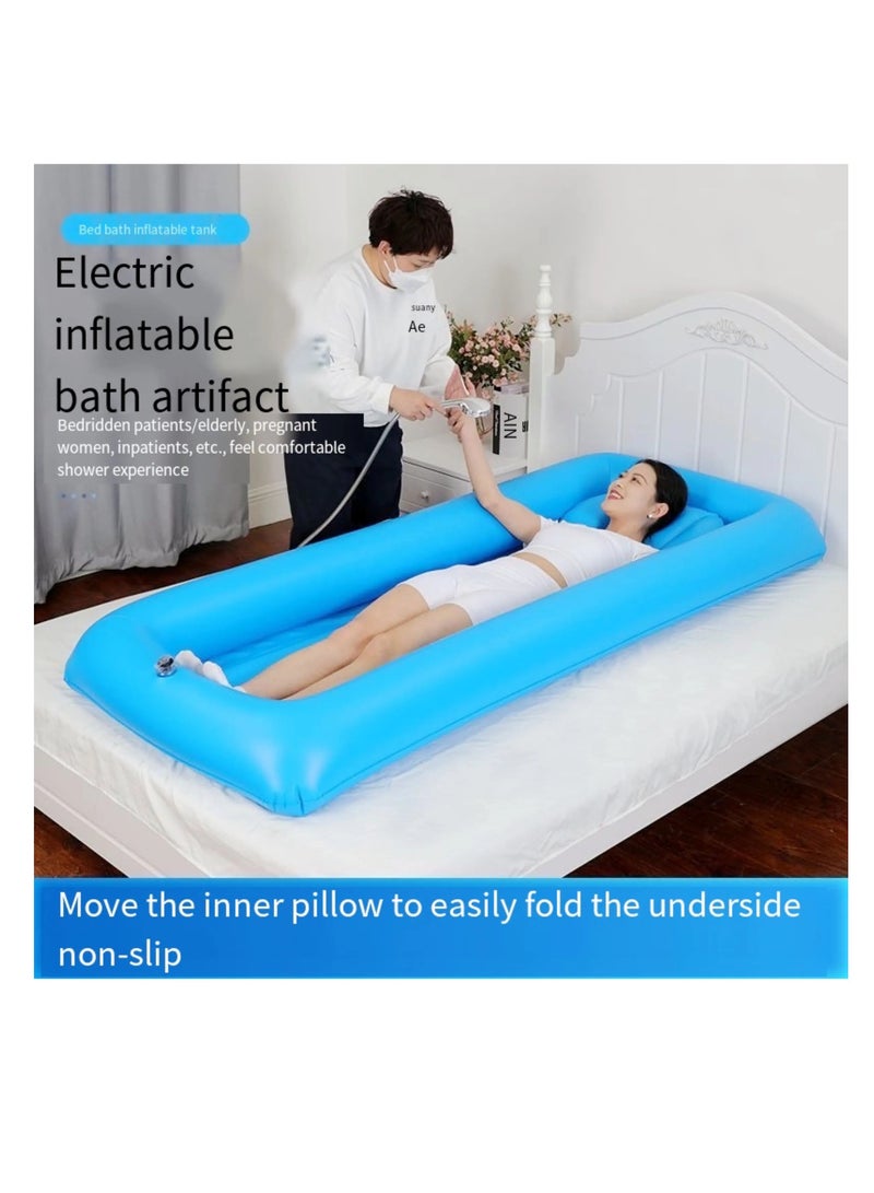 Elderly Electric Inflatable Shower tub Beds for Paralyzed Patients Nursing Equipment Automatic Pump