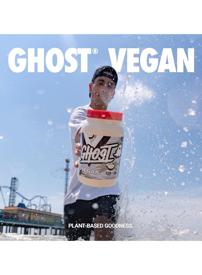 Ghost Vegan Protein 924g Coconut Ice Cream Flavor 28 Serving