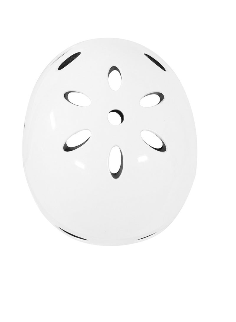 Spartan Multi-Sport Helmet | Superior Ventilation, Safety, and Lightweight Design | Ideal for Skateboarding, Cycling, Roller Skating, and Youth Scooters | Bicycle Helmet for Active Kids - White