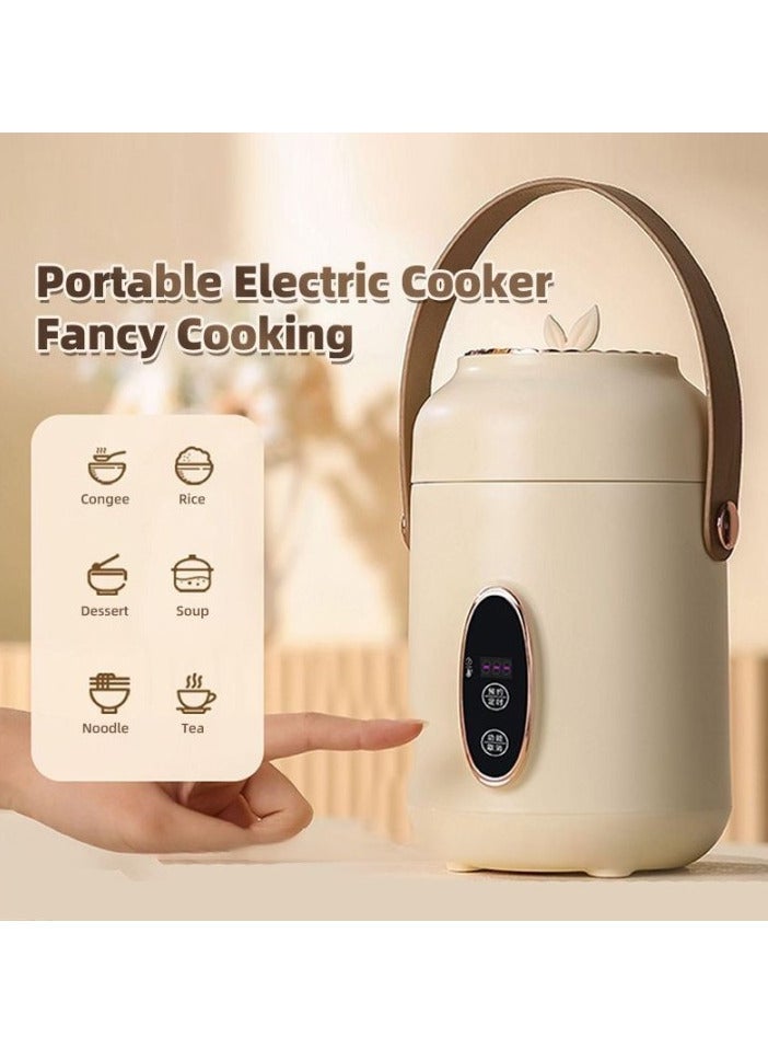 Electric Stew Pot Slow Rice Cooker Multi-function Mini Health Pot Portable Kettle