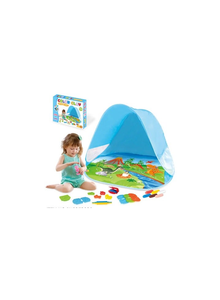 Color Clay Tent Toy Kids Play Tent Educational Play Dough Toys For Kids