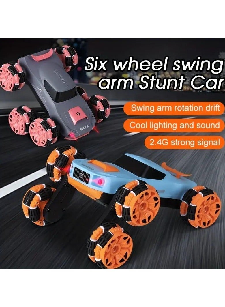 SIX WHEEL SWING ARM ROLL RC CAR IN MULTICOLOR