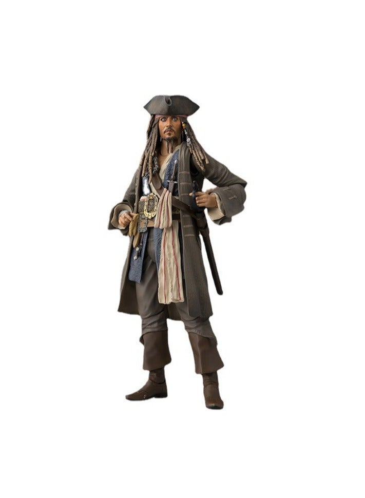 Captain Jack Articulated Movable Boxed Action Figure Toy 15cm