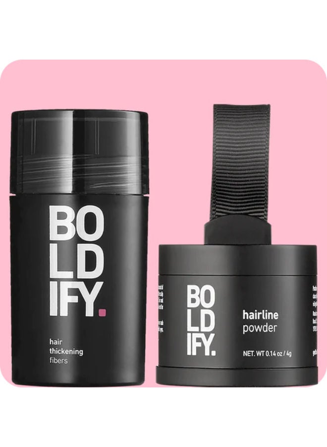 Build Conceal Bundle: Hairline Powder 4g Hair Fibers 12g