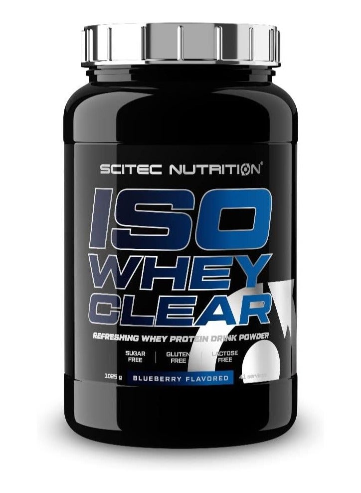 Scitec Nutrition ISO Whey Clear 1025g Blueberry Flavour