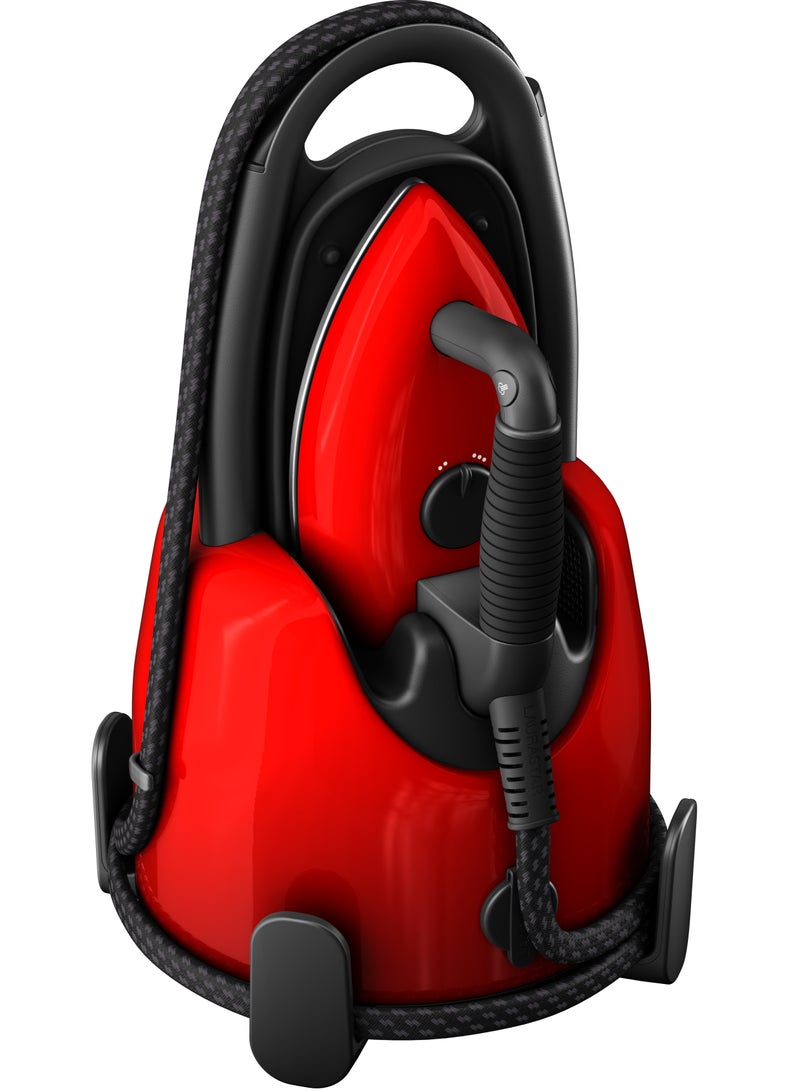 Lift Red, Steam Iron With Pulse Steam Constant Steam Pressure, Anti-Scale System, Aluminium Iron Soleplate, Brushed Finish